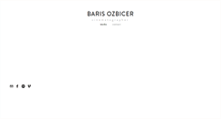 Desktop Screenshot of barisozbicer.com