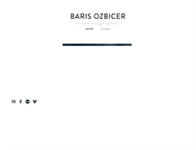 Tablet Screenshot of barisozbicer.com